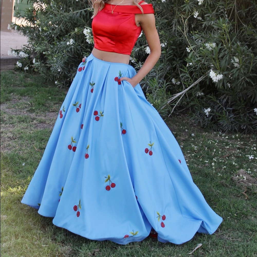 Cherry Sherri Hill Ballgown